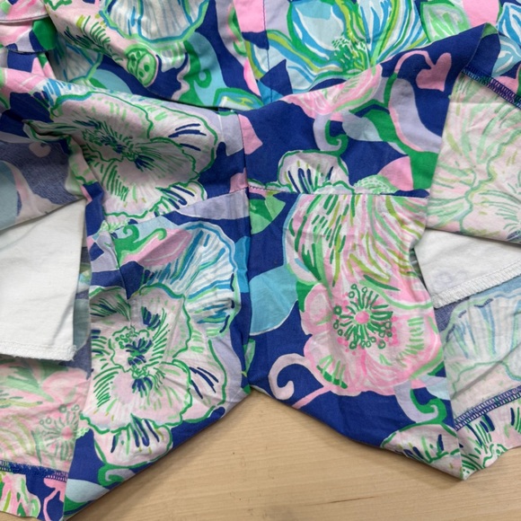 Lilly Pulitzer Kaden Shorts 4” Multi Beak Calm Carry On Bow Belt Women’s 10 - Picture 12 of 16